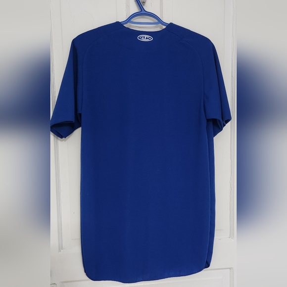 Blue Polyester Baseball Jersey - Size Small - Picture 2 of 2